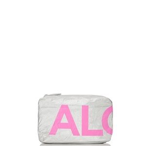 ALOHA Collection Flipside Mini Pouch in Silver and Pink